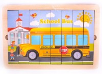 Деревянный пазл техника 23*1*15