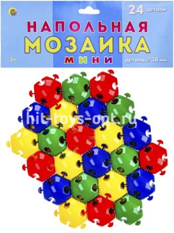 НАПОЛЬНАЯ МОЗАИКА МИНИ В ПАКЕТЕ (24 детали) (Арт. М-0522)