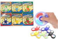 Спиннер со СВЕТОМ на Листе, цвет ассорти, в уп 24шт. цена за шт.