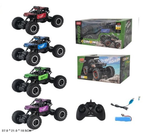 Машина на РУ Джип аккум на пружинах 37*21