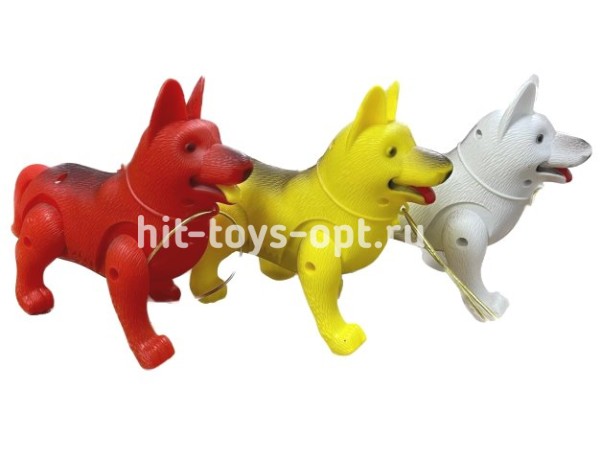 Собака на Поводке, Свет/Звук/Ходит, размер 20см*15см*7см