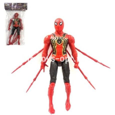 Фигурка Героя Человек Паук СВЕТ, 17см. в пак.