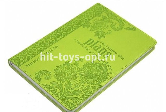 ЗАПИСНАЯ КНИГА А5 160л. УЗОР ИЗ РАСТЕНИЙ-11 (160-0999) кожзам, тиснение