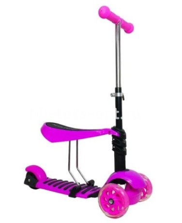 Самокат Городской, розовый