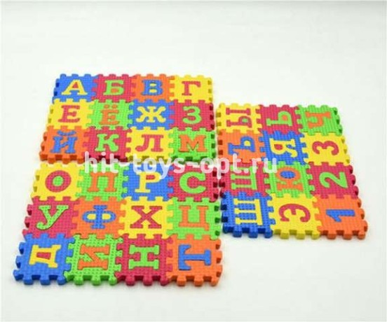 Коврик Пазл - Буквы Маленький - 3 элемента