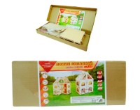 Домик Складной с Набором Мебели MAXI, резная крыша (размер 45*35*18)