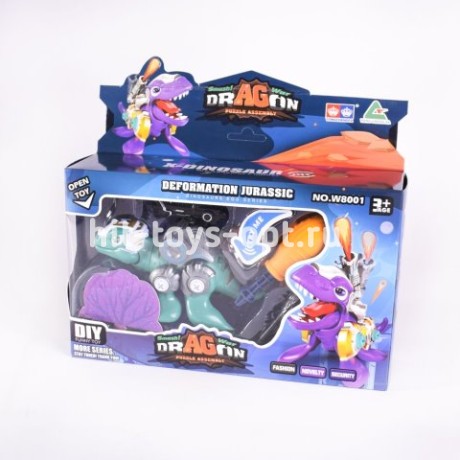 Фигурка динозавр с отверткой 3 вида