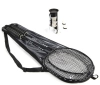 Бадминтон в чехле, 2 ракетки, 3 волана в тубе