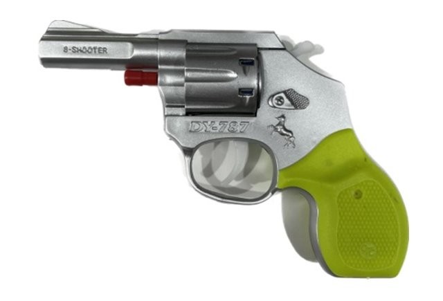 Пистолет на пистонах 787 разноцвет, 15 см