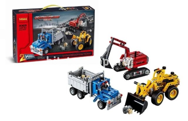 Конструктор Tehnic - Строительная Команда, 634 детали.