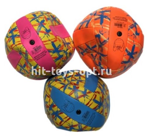 Мяч волейбольный принтованный яркий