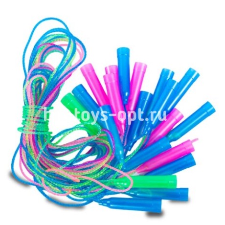 Скакалка 10 шт/уп прозрачная