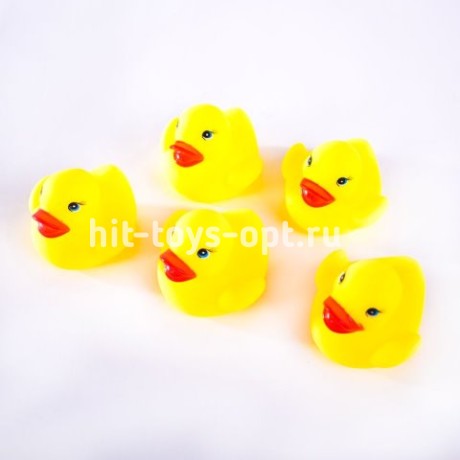 Пищалки уточки 5 шт в сетке мал