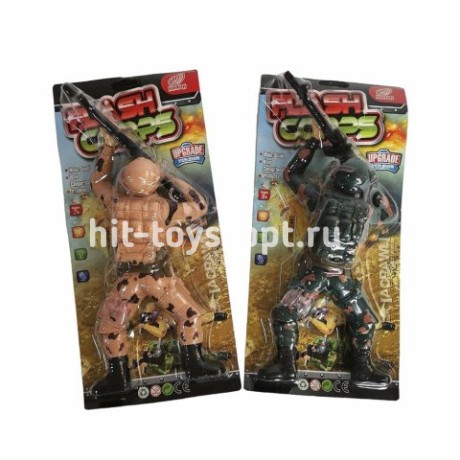 Солдат ползающий FLASH 2 цвета