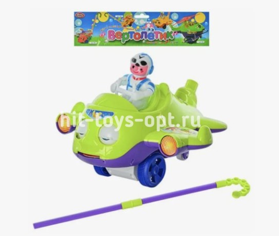 Каталка Большая Самолет с Пилотом