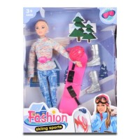 Кукла с сноубордом