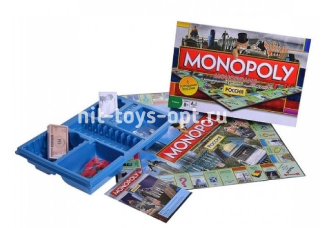 Настольная Игра - Монополия - с Городами России