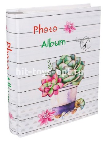 Фотоальбом " Кактус" 10х15 на 100 фото в ассортименте