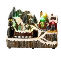 Музыкальная новогодняя композиция с подсветкой, &quot;ЗИМНИЕ КАНИКУЛЫ&quot; 3*АА,USB