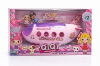 Самолет Куколки + аксс, разхмер 39*22*15