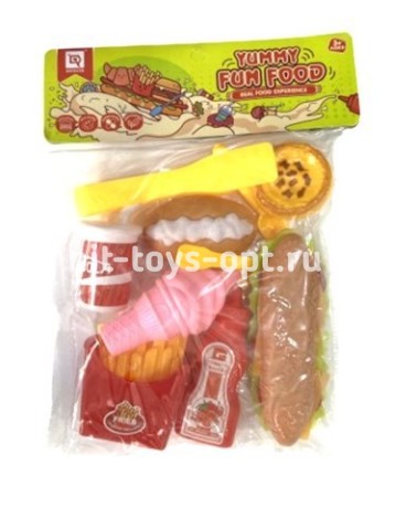 Набор фаст фуда 11 эл, размер 16*21см.