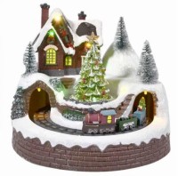 Музыкальная новогодняя композиция с подсветкой, &quot;ЕЛОЧКА&quot;3*АА,USB