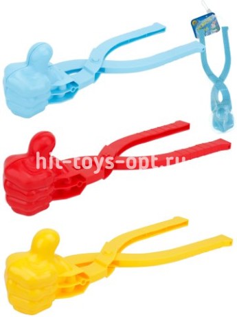 Форма для снега 340мм "ЛАЙК" в сетке, цвет микс