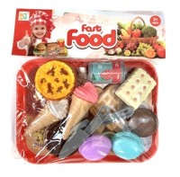 Набор сладостей в пакете 15 эл на доске, размер 22*22см.