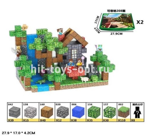 Магнитный конструктор Мой Мир, 28*17