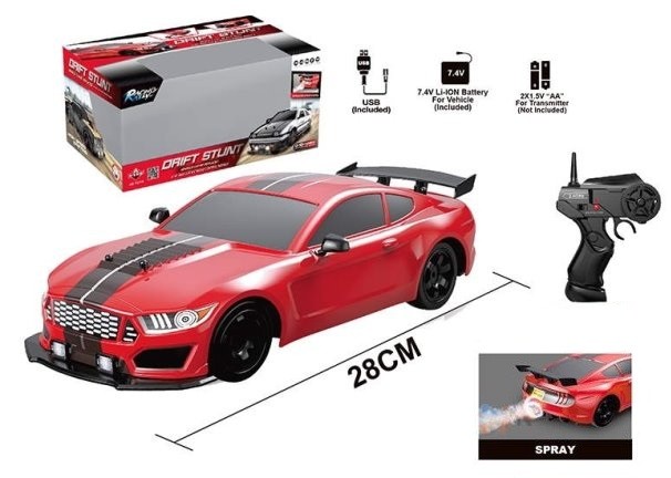 Машина на р/у с аккумулятором, 1:16, свет, пар,