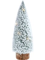 Декоративная ёлка с подсветкой &quot;Зимний лес&quot; на батарейках (не в комплекте), 9*26 см.