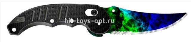 Нож Деревянный - Раскладной Автоматичекий - 24см - Цвета в Ассортименте