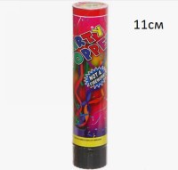 Хлопушка пневматическая 11см,  24шт в упак, цена за уп.