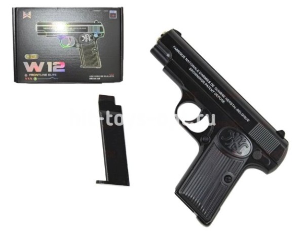 Пистолет металлический W12