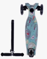 Самокат 3-х колесный Граффити, колеса свет.