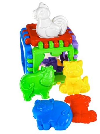 ЛОГИЧЕСКИЙ КУБ средний "ЛЮБИМАЯ ФЕРМА".