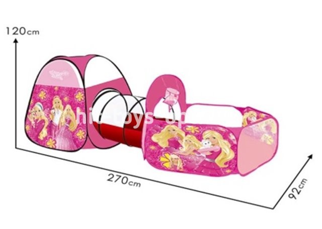 Детская палатка тоннель Принцесса, 270*92*120