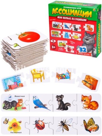 Развивающая Игра - Ассоциации Цепочкой. Мои Первые Ассоциации