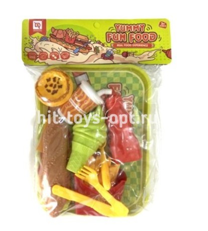 Набор фаст фуд в пакете 10 эл, размер 18*28см.