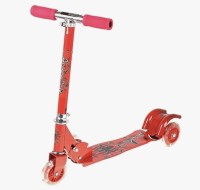 Самокат 3х Колесный Метал. Паук Красный