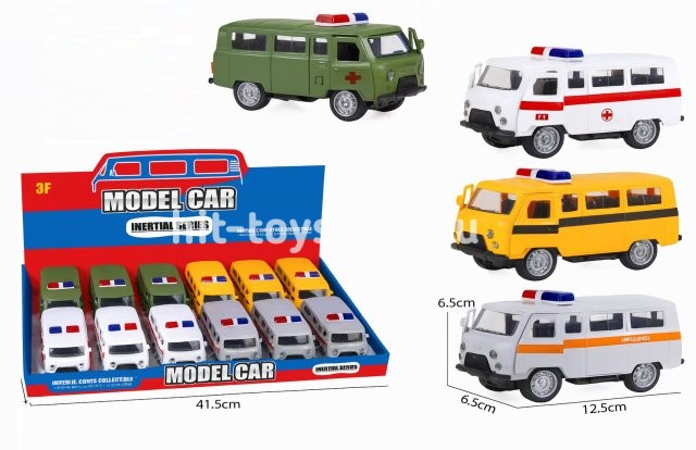 Машина Пластик Таблетка СпецСлужбы в уп 12шт. Цена за шт.