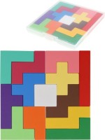 Деревянная игрушка. Головоломка-тетрис 11,5х11см. в прозрачном боксе