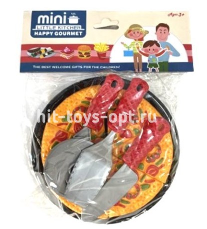 Пицца в пакете с ножами, размер 18см