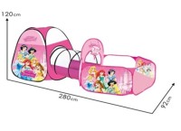 Детская палатка тоннель Принцессы, 280*92*120