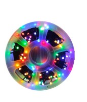 Уличная,светодиодная гирлянда на бухте &quot;МАТОВ.ЛАМПОЧКА&quot;  (50М/240Л)  черный  провод  с режимами МУЛЬ