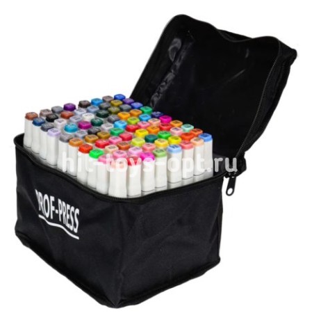 Набор маркеров для скетчинга Colorful tones двусторонние 80 штук