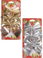 Набор ёлочных бантов, 3 шт &quot;Торжество&quot;, в ассортименте, 11*14 см