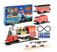 Железная дорога 22 дет красный поезд