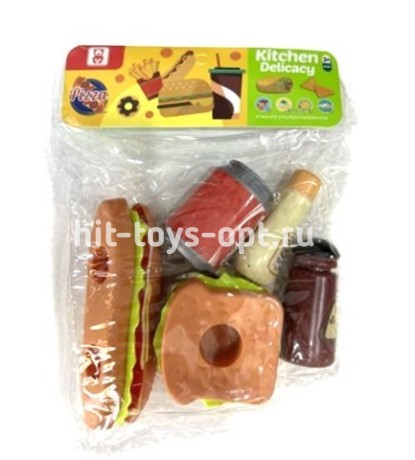 Набор фаст фуда 5 эл, размер 17*23см.