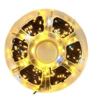 Уличная,светодиодная гирлянда на бухте &quot;МАТОВ.ЛАМПОЧКА&quot;  (50М/240Л)  черный  провод  с режимами Тепл